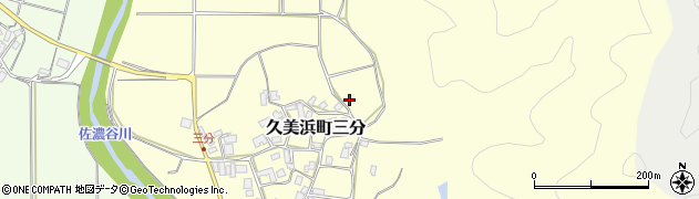 京都府京丹後市久美浜町三分586周辺の地図