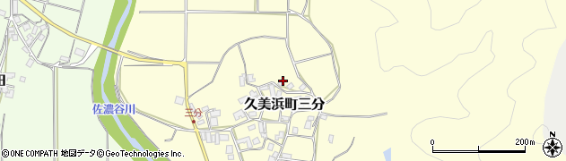京都府京丹後市久美浜町三分332周辺の地図