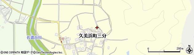 京都府京丹後市久美浜町三分486周辺の地図
