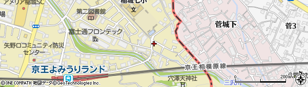 東京都稲城市矢野口2073-5周辺の地図