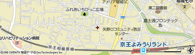 東京都稲城市矢野口2545-6周辺の地図