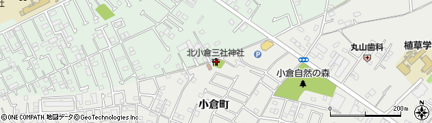北小倉三社神社周辺の地図