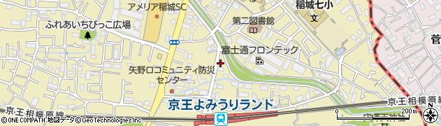 東京都稲城市矢野口2219周辺の地図