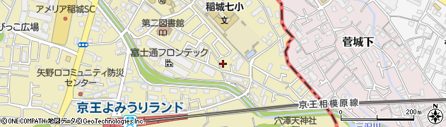 東京都稲城市矢野口2057周辺の地図