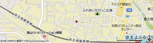 東京都稲城市矢野口2804周辺の地図