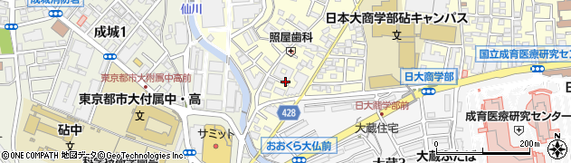 東京都世田谷区砧7丁目4周辺の地図
