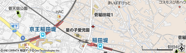 株式会社エイブル　稲田堤店周辺の地図