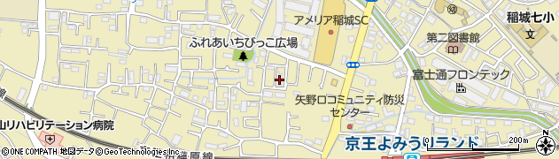 東京都稲城市矢野口2545周辺の地図