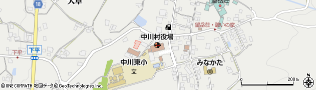 長野県上伊那郡中川村周辺の地図