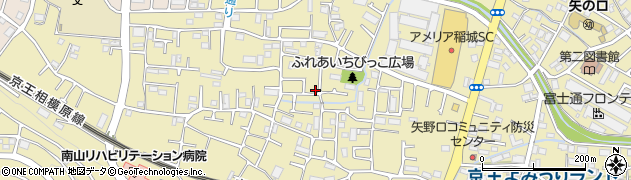 東京都稲城市矢野口2728周辺の地図