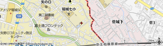 東京都稲城市矢野口1998周辺の地図