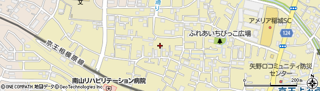 東京都稲城市矢野口2888周辺の地図