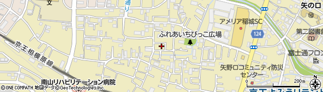 東京都稲城市矢野口2734周辺の地図