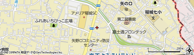 東京都稲城市矢野口2290-1周辺の地図