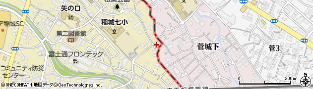 東京都稲城市矢野口2088周辺の地図