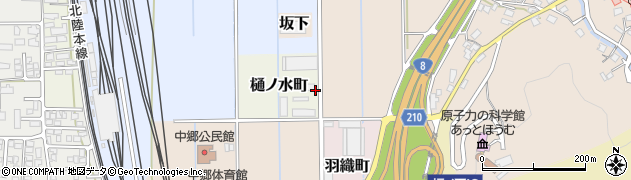 福井県敦賀市樋ノ水町周辺の地図