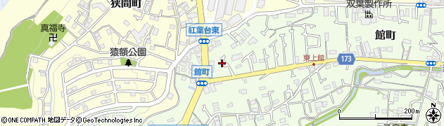 東京都八王子市館町642周辺の地図
