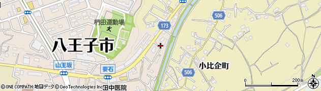 東京都八王子市椚田町334周辺の地図