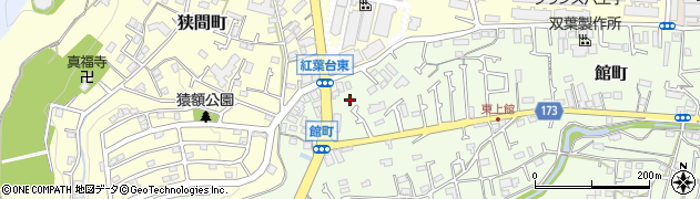東京都八王子市館町645周辺の地図