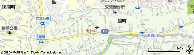 東京都八王子市館町536周辺の地図