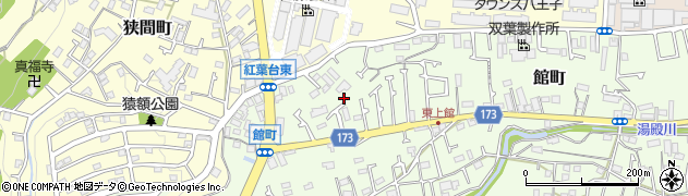 東京都八王子市館町498周辺の地図