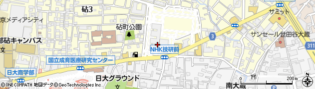 東京都世田谷区砧1丁目10周辺の地図