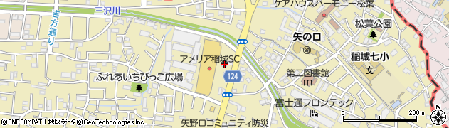 東京都稲城市矢野口2308周辺の地図