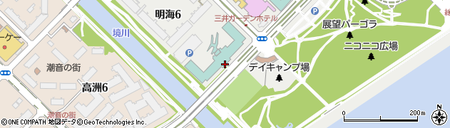三井ガーデンホテルプラナ東京ベイ周辺の地図