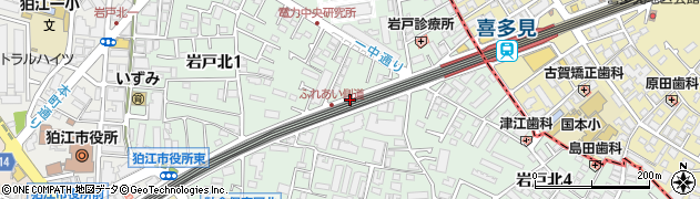 東京都狛江市岩戸北周辺の地図