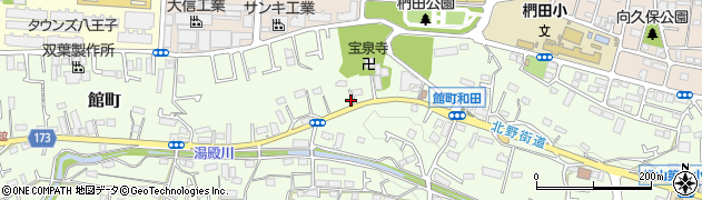 東京都八王子市館町355周辺の地図