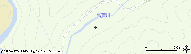 高賀川周辺の地図