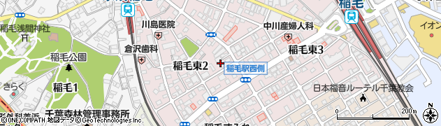 粕谷鍼灸院周辺の地図