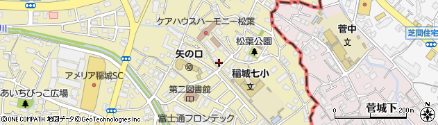 東京都稲城市矢野口1796-1周辺の地図