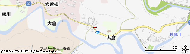 大鶴簡易郵便局周辺の地図