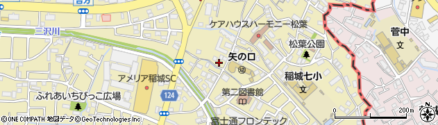 東京都稲城市矢野口1671周辺の地図