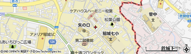 東京都稲城市矢野口1796周辺の地図