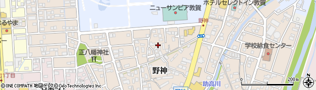 福井県敦賀市野神周辺の地図