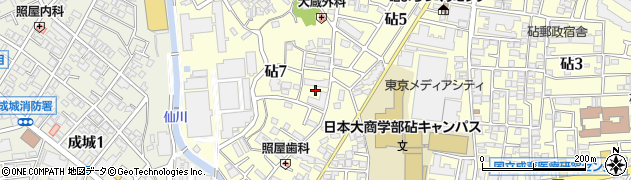 東京都世田谷区砧7丁目9周辺の地図