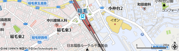 マツモトキヨシ調剤薬局　ペリエ稲毛店周辺の地図