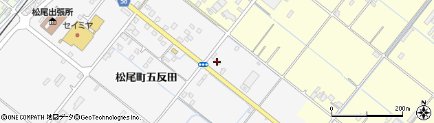 松尾変電所周辺の地図