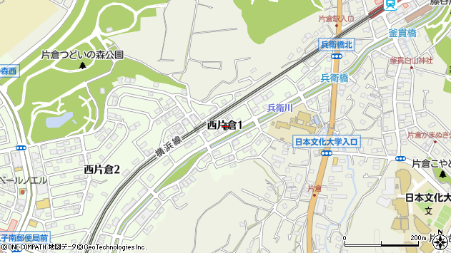 〒192-0917 東京都八王子市西片倉の地図