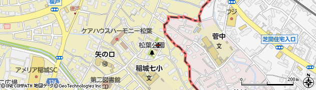 東京都稲城市矢野口1892周辺の地図