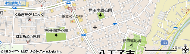 東京都八王子市椚田町529周辺の地図