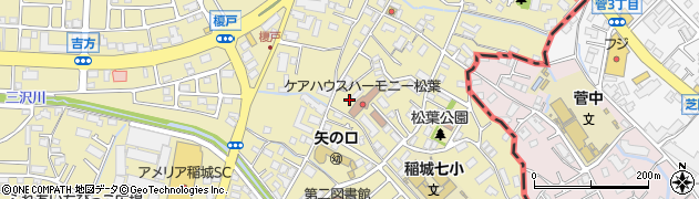 東京都稲城市矢野口1743周辺の地図