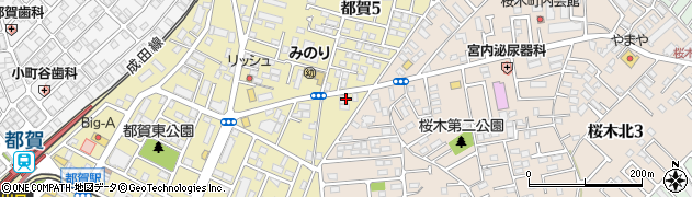 三須畳店周辺の地図