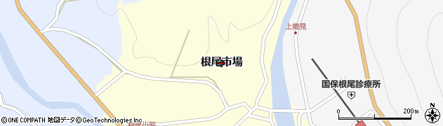 岐阜県本巣市根尾市場周辺の地図