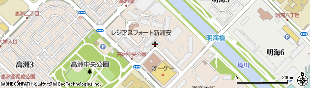 千葉県浦安市高洲5丁目周辺の地図