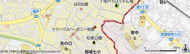 東京都稲城市矢野口1879周辺の地図