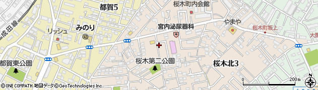 桜木第7公園周辺の地図