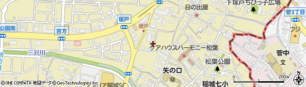 東京都稲城市矢野口1690-3周辺の地図